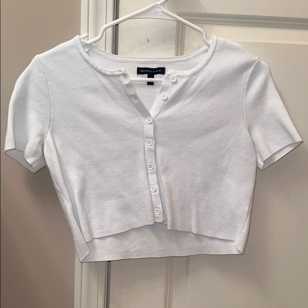 cropped sweater tee